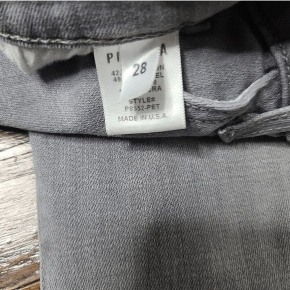 Pistola Distressed Grey Skinny Ankle Jeans Style P8552-PET size 28 - Picture 8 of 14